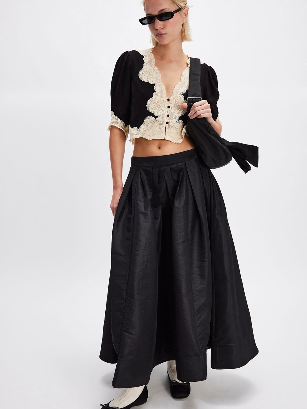 Emilia Full Skirt, Free People XS